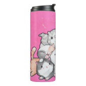 Stapel Kittens Thermosbeker (Gedraaid links)