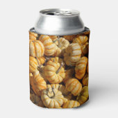 Stapel kleine pompoenen. blikjeskoeler (Blikje Voorkant)