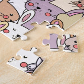 Stapel konijnen! Schattig, maar uitdagend Legpuzzel (Zijkant)