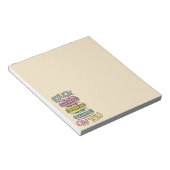 Stapel met Mooie Kawaii Macarons Notitieblok (Schuin)
