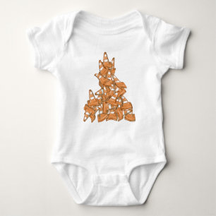 Stapel oranje wegkegels romper