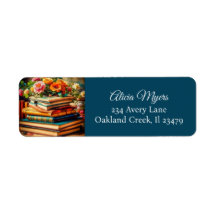 Stapel Oude Boeken en Mooie Bloemen