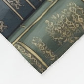 Stapel Oude Boeken Fleece Deken (Hoek)