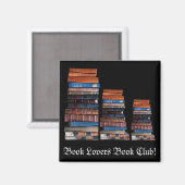  stapel oude boeken magneet (Voorkant / Achterkant)
