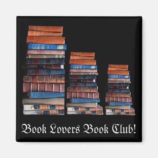  stapel oude boeken magneet (Voorkant)