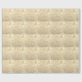 Stapel oude  manuscripten cadeaupapier (Vlak)