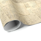 Stapel oude  manuscripten cadeaupapier (Rol Hoek)