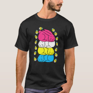 stapel paasdagen met konijnenhok t-shirt