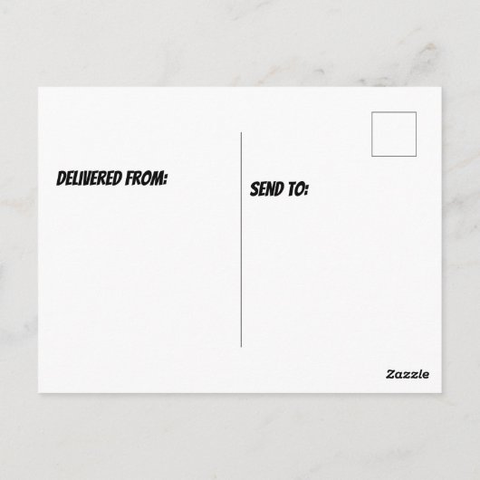 Stapel pannenkoeken op bord bedekt met siroop briefkaart (Achterkant)