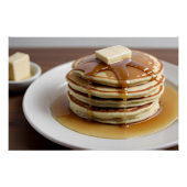 Stapel pannenkoeken perfect poster (Voorkant)