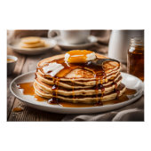 Stapel pannenkoeken perfect poster (Voorkant)