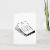 Stapel papier kaart (Voorkant)