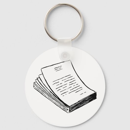Stapel papier sleutelhanger (Voorkant)