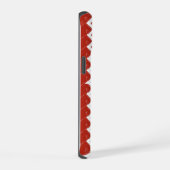Stapel rode vierkanten iPhone 15 case (Rechterkant)