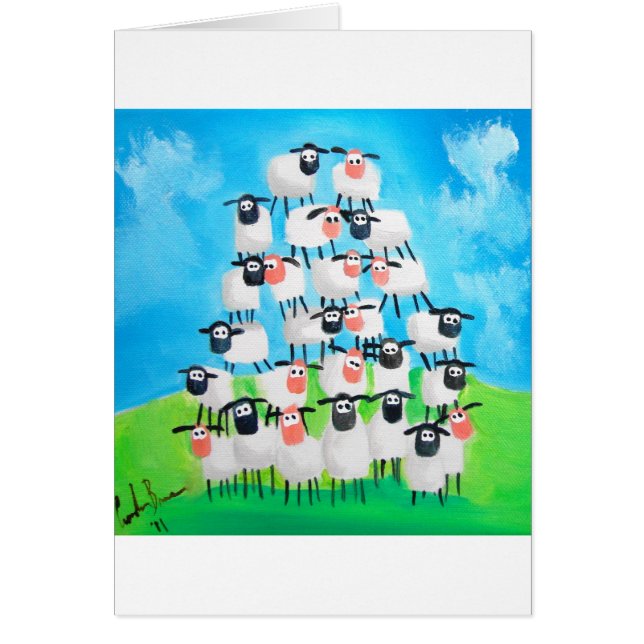 stapel schapen (Voorkant)