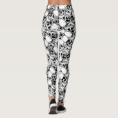Stapel Schedels Rode Oog ID222 Leggings (Achterkant)