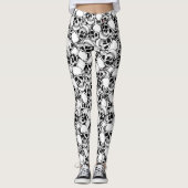 Stapel Schedels Rode Oog ID222 Leggings (Voorkant)