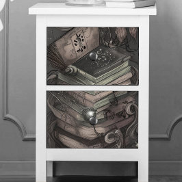 Stapel spellbook Abstract gedempt pasteelschilderi Tissuepapier