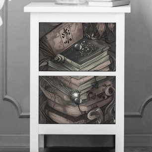Stapel spellbook Abstract gedempt pasteelschilderi Tissuepapier