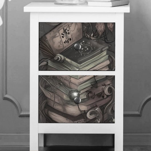 Stapel spellbook Abstract gedempt pasteelschilderi Tissuepapier