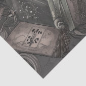 Stapel spellbook Abstract gedempt pasteelschilderi Tissuepapier (Detail)