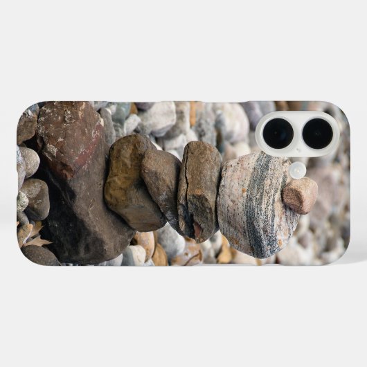 stapel stenen Case-Mate iPhone case (Achterkant (horizontaal))