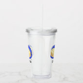 Stapel van bloem tortilla's acryl drinkbeker (Rechts)