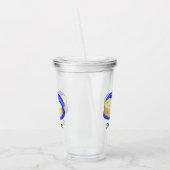 Stapel van bloem tortilla's acryl drinkbeker (Links)