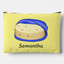 Stapel van bloem tortilla's etui