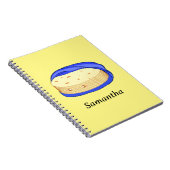 Stapel van bloem tortilla's notitieboek (Rechterzijde)