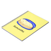 Stapel van bloem tortilla's notitieboek (Linkerzijde)