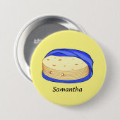 Stapel van bloem tortilla's ronde button 7,6 cm (Voorkant /achterkant)