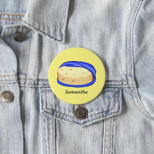 Stapel van bloem tortilla's ronde button 7,6 cm (In situ)