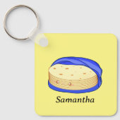 Stapel van bloem tortilla's sleutelhanger (Voorkant)