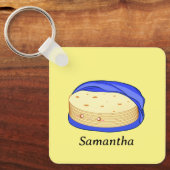 Stapel van bloem tortilla's sleutelhanger (Voorkant)