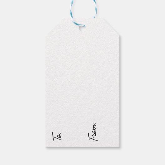  Stapel van Boeken en Rozen Cadeaulabel (Achterkant)