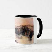 Stapel van Buffalo (door Charles M. Russell) Mok (Voorkant rechts)