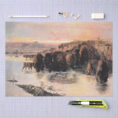 Stapel van Buffalo (door Charles M. Russell) Tissuepapier (Craft)
