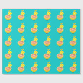 Stapel van citrusvruchten cadeaupapier (Vlak)