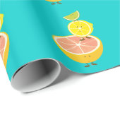 Stapel van citrusvruchten cadeaupapier (Rol Hoek)