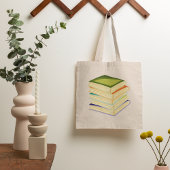 Stapel van de Canvas tas van schoolboeken