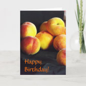Stapel van de Kaart van de Verjaardag van Perziken (Voorkant)