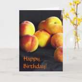 Stapel van de Kaart van de Verjaardag van Perziken (Gele Bloem)