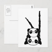 stapel van de Pandas-kaart Briefkaart (Voorkant / Achterkant)