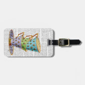 Stapel van drie teams bagagelabel (Voorkant horizontaal)