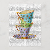 Stapel van drie  teams briefkaart (Voorkant)