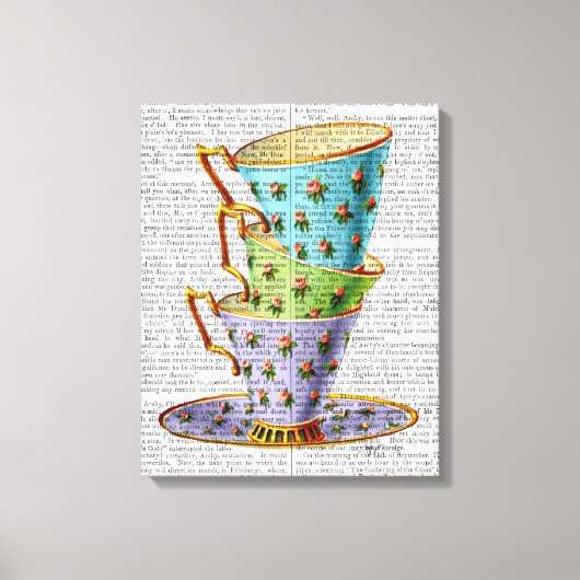 Stapel van drie  teams canvas afdruk (Voorkant)