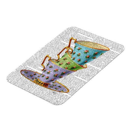 Stapel van drie  teams magneet (Linkerzijde)