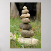 Stapel van gebalanceerde raketten poster (Voorkant)