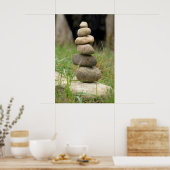 Stapel van gebalanceerde raketten poster (Keuken)